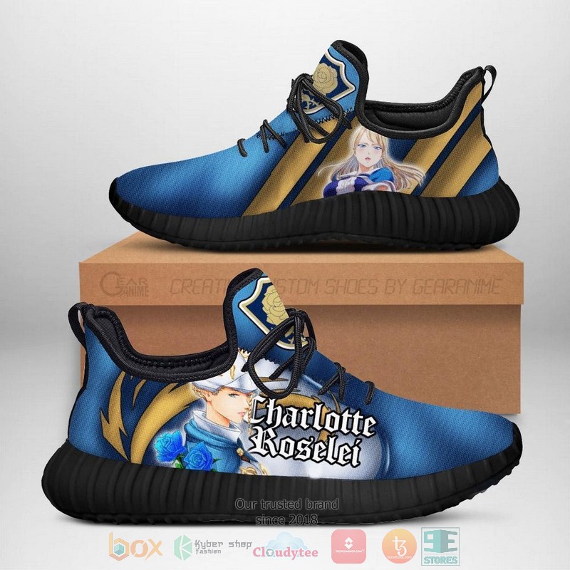 Black Clover Charlotte Blue Rose Knight Anime Reze Shoes