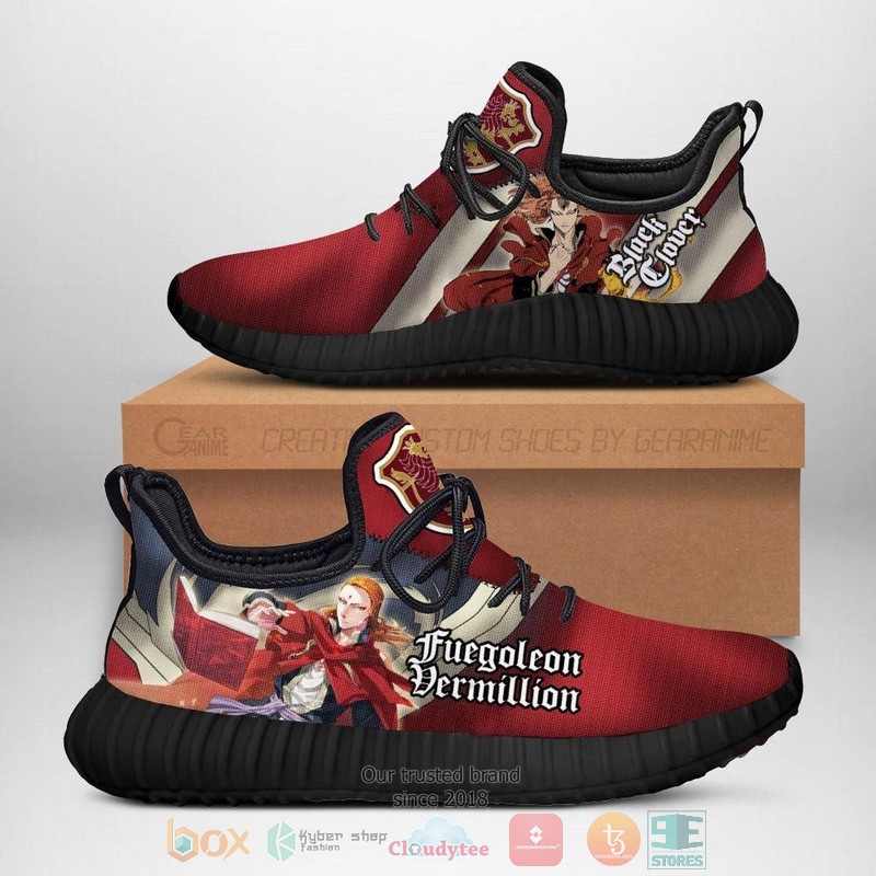 Black Clover Fuegoleon Crimson Lion Knight Anime Reze Shoes