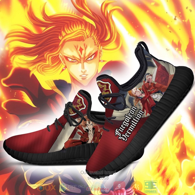 Black Clover Fuegoleon Crimson Lion Knight Anime Reze Shoes 1