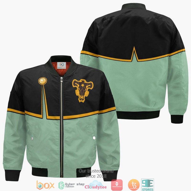 Black Clover Luck Voltia Anime 3D Bomber jacket