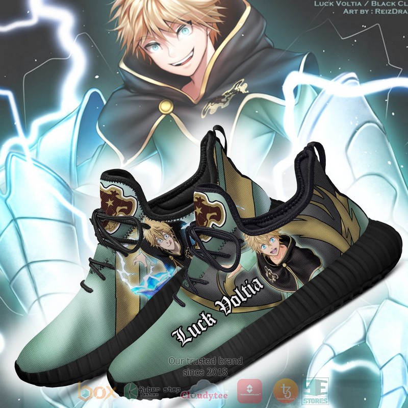 Black Clover Luck Voltia Black Bull Knight Anime Reze Shoes 1