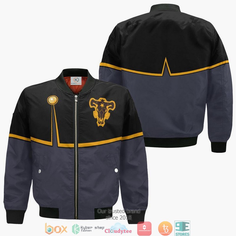 Black Clover Magna Swing Anime 3D Bomber jacket