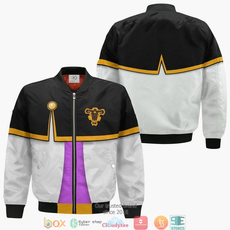 Black Clover Noelle Silva Anime 3D Bomber jacket