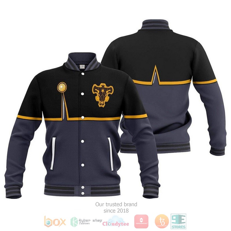 BEST Black Clover Secre Swallowtail Cosplay Costume 3D Printed Varsity Jacket 1 Black Clover Secre Swallowtail Anime Cosplay Costume Baseball Jacket