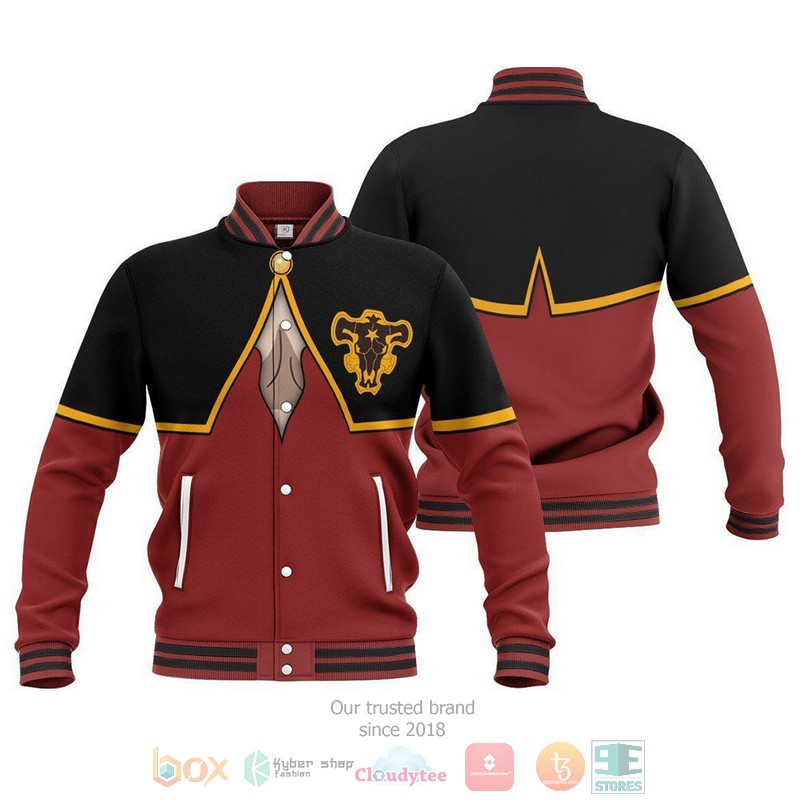 BEST Black Clover Vannesa Enoteca Cosplay Costume 3D Printed Varsity Jacket 2 Black Clover Vannesa Enoteca Anime Cosplay Costume Baseball Jacket