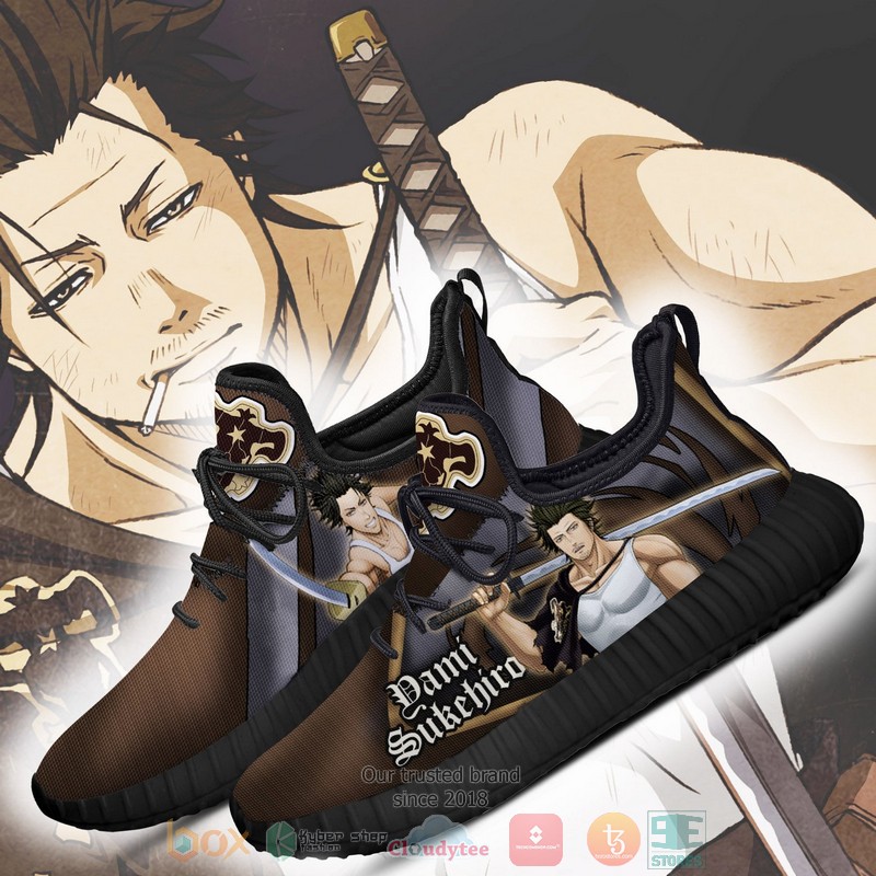 BEST Black Clover Yami Black Bull Knight Reze Shoes Sneaker 3 Black Clover Yami Black Bull Knight Anime Reze Shoes 1 2