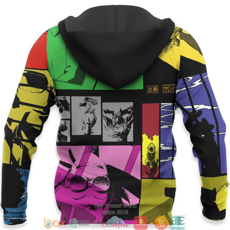 Black Jet Cowboy Bebop Anime Merch 3d Hoodie, Bomber jacket 5 Black Jet Cowboy Bebop Anime Merch 3d Hoodie Bomber jacket 1 2 3 4