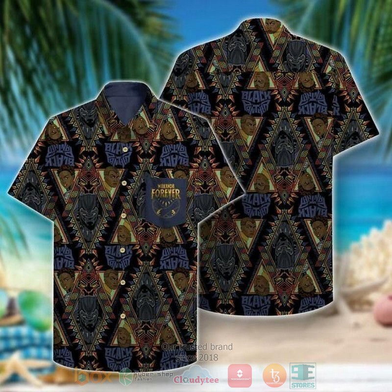 BEST Black Panther Marvel Short Sleeve Hawaii Shirt 2 Black Panther Marvel Hawaiian Shirt