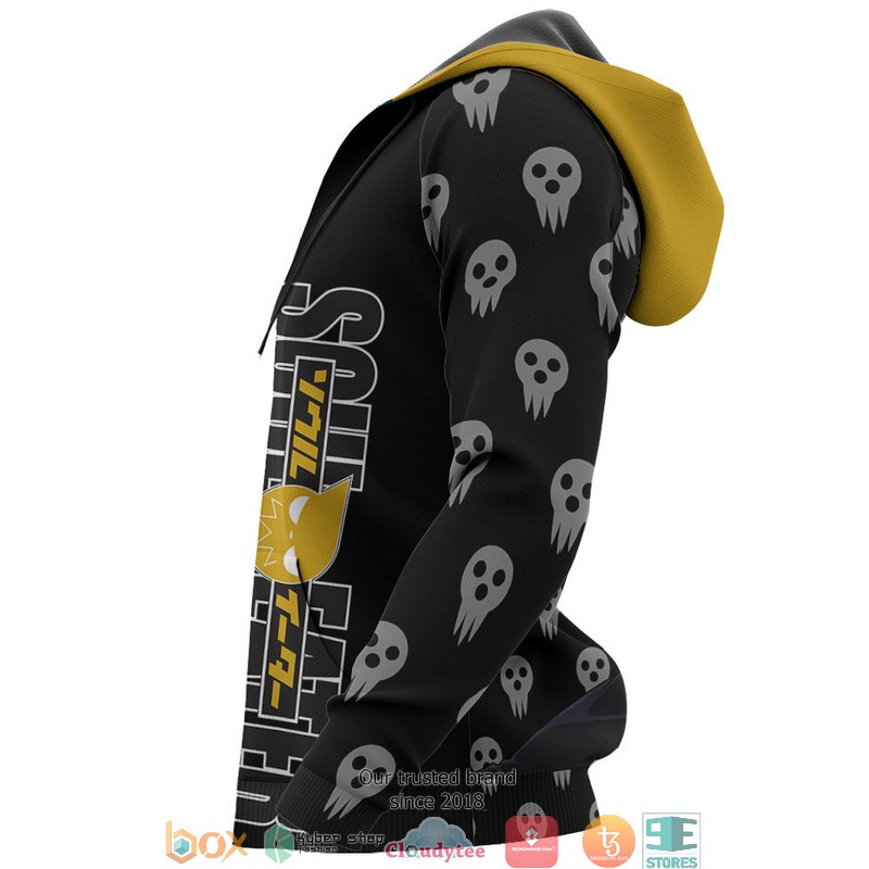 Black Star Soul Eater Anime Merch 3d Hoodie Bomber jacket 1 2 3 4 5