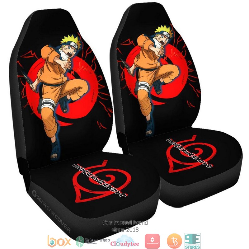 Black Young Uzumaki Naruto Naruto Anime Car Seat Cover 4 Black Young Uzumaki Naruto Naruto Anime Car Seat Cover 1 2 3