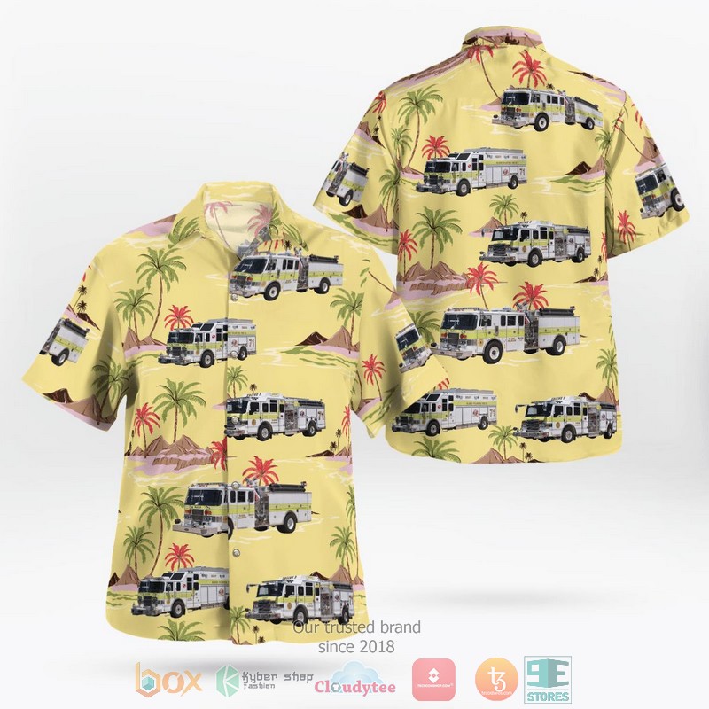 Blades Delaware Blades Fire Company Hawaiian Shirt word2