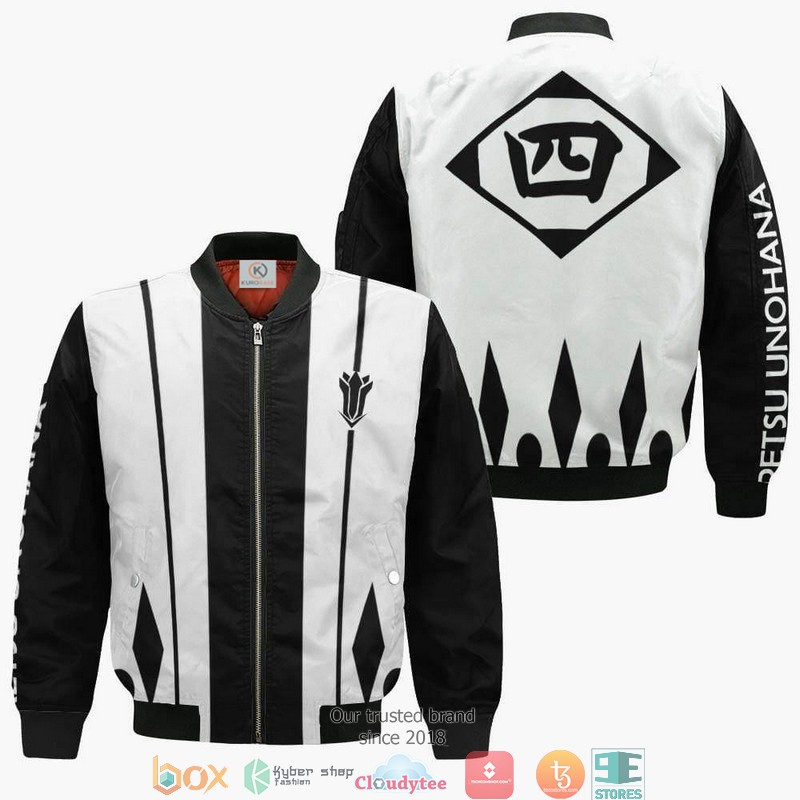 Bleach Retsu Unohana Fourth Division Anime 3D Bomber jacket