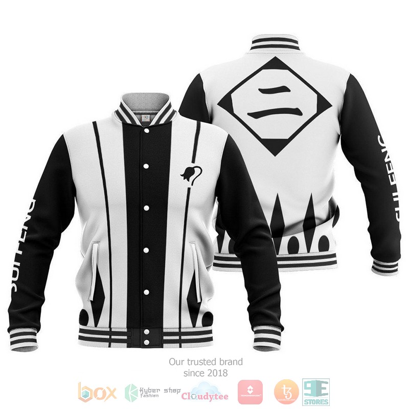 BEST Bleach Sui Feng 2nd Division Cosplay Costume 3D Printed Varsity Jacket 2 Bleach Sui Feng 2nd Division Anime Cosplay Costume Baseball Jacket