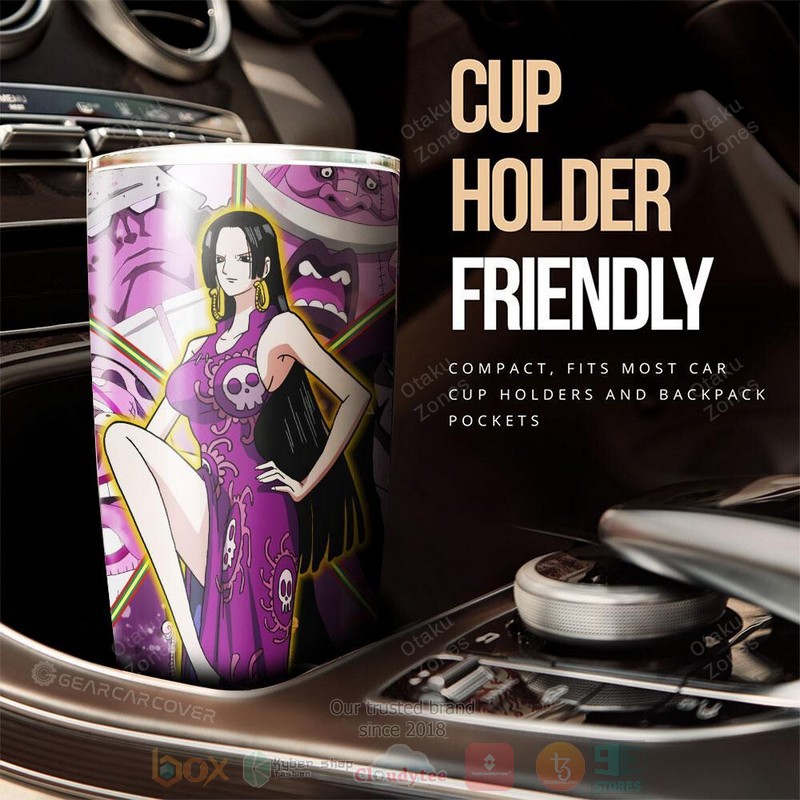 Boa Hancock One Piece Pink Anime Tumbler 1
