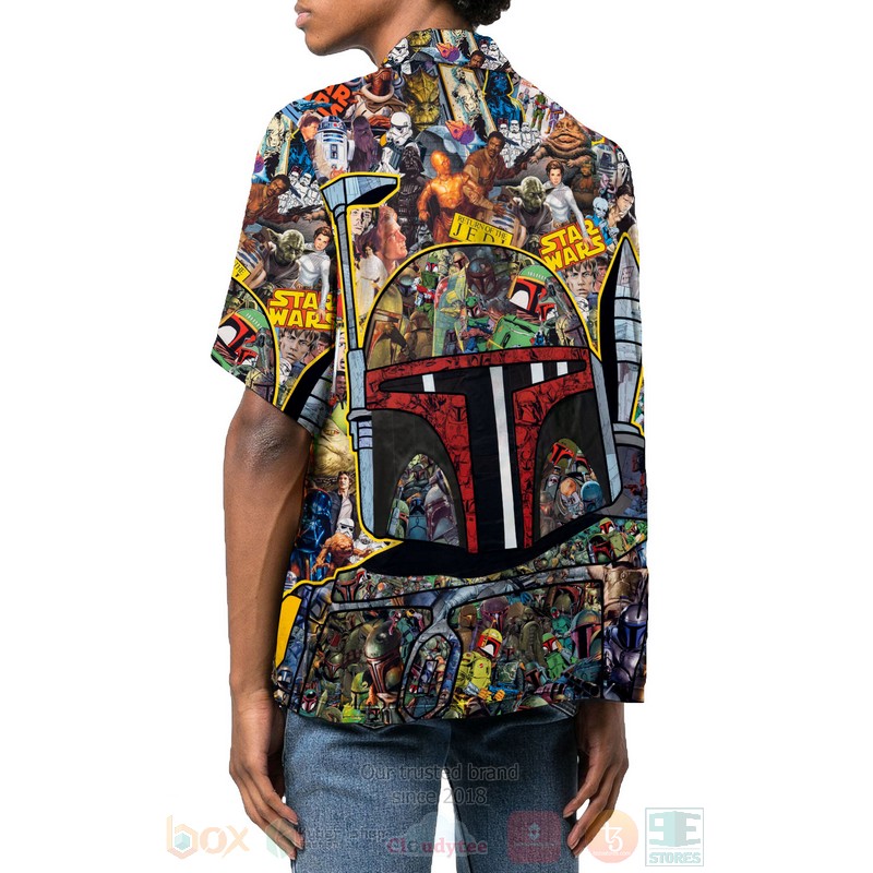 BEST Boba Fett Star Wars Movies 3D Aloha Shirt 3 Boba Fett Star Wars Hawaiian Shirt 1 2