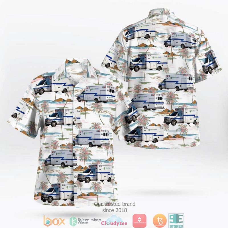 Boise Idaho Ada County EMS Hawaii 3D Shirt 2 Boise Idaho Ada County EMS Hawaii 3D Shirt