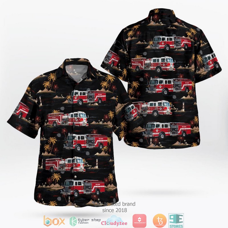 Boise Idaho North Ada County Fire Rescue 3D Hawaii Shirt