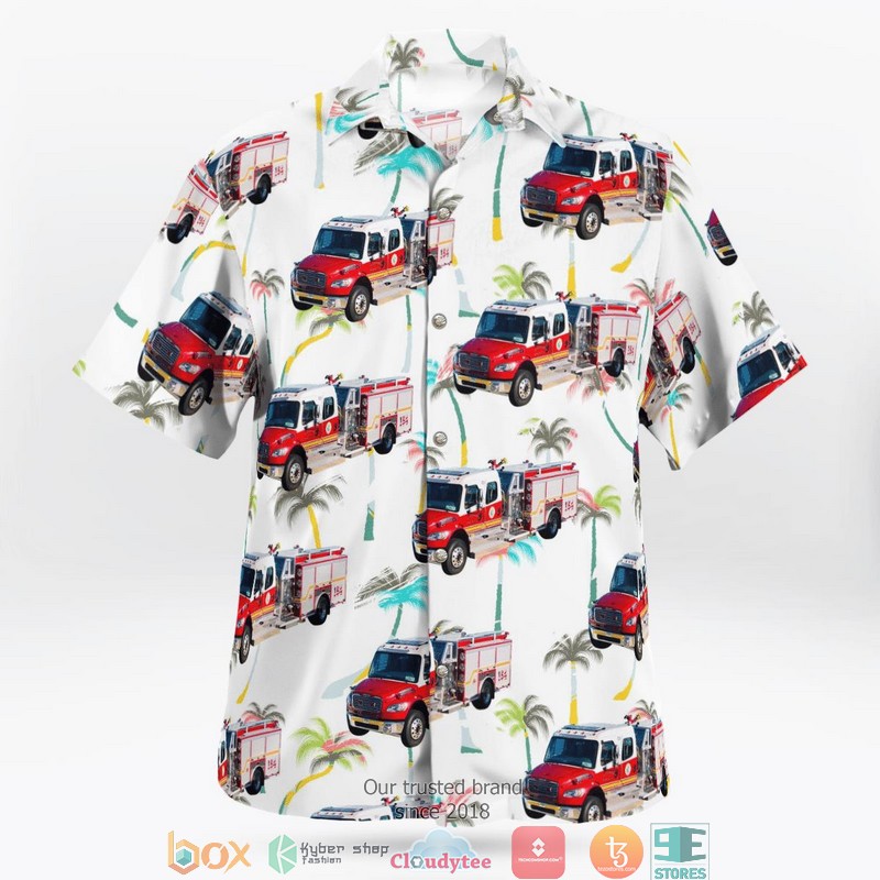 Bokeelia Lee County Florida Matlacha Pine Island Fire Control District 3D Hawaii Shirt 1 2