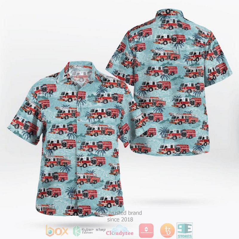 Bonita Springs Lee County Florida Bonita Springs Fire Control and Rescue District Hawaiian shirt word3