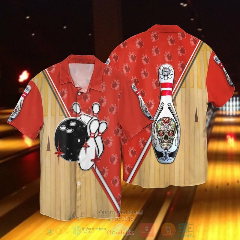 Boom Bowling Short Sleeve Hawaiian Shirt