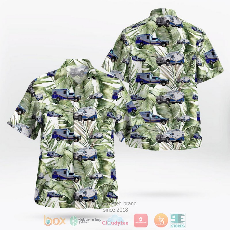 Boone County Ambulance Authority Hawaiian Shirt word1