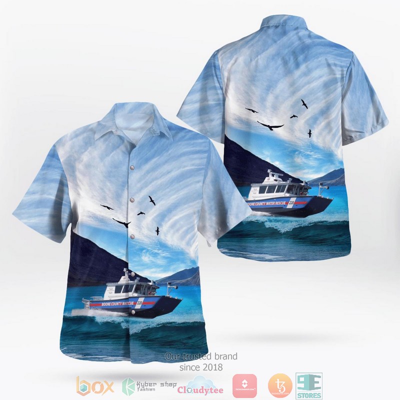 NEW Boone County Water Rescue Hawaii Shirt