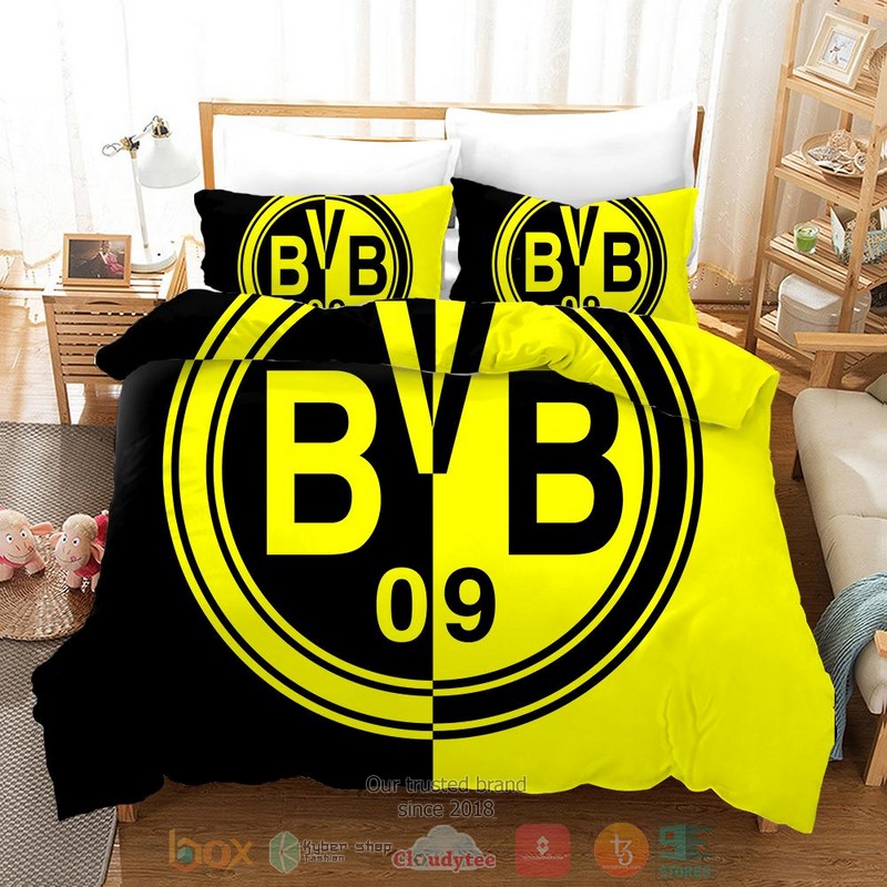 Borussia Dortmund Fc Logo Bedding Set
