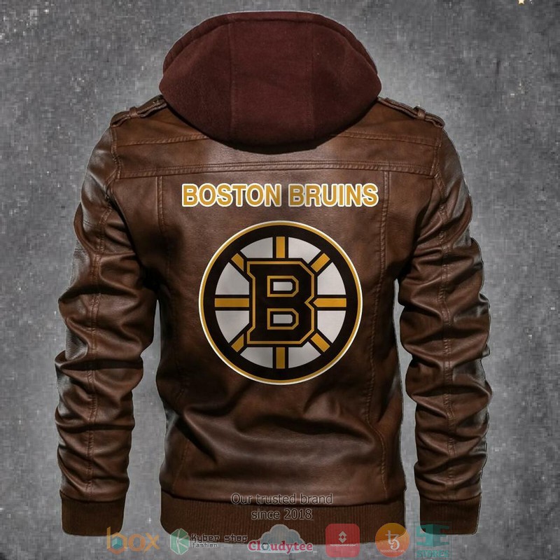 Boston Bruins NHL Hockey Leather Jacket