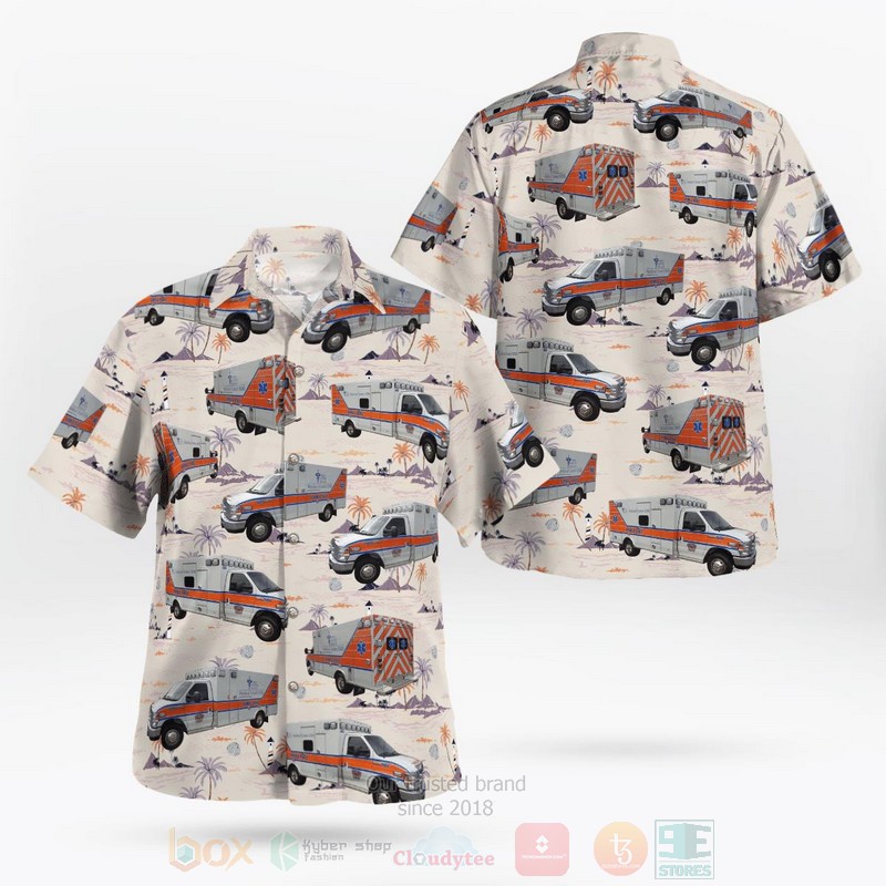 Bowling Green KY Medical Center EMS Hawaiian Shirt