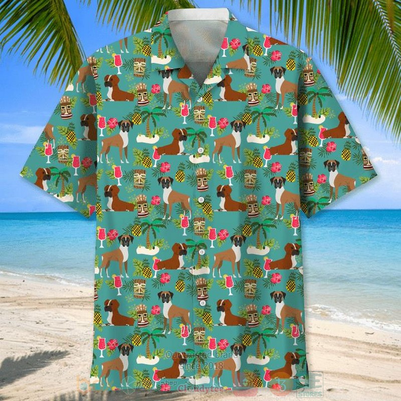 BEST Boxer beach All Over Print Aloha Shirt 1 Boxer beach Short Sleeve Hawaiian Shirt