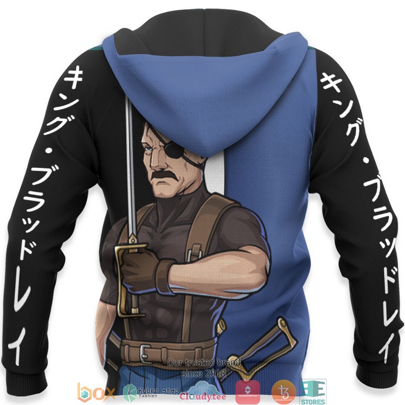 Bradley King Fullmetal Alchemist Anime Merch 3d Hoodie Bomber jacket 1 2 3 4