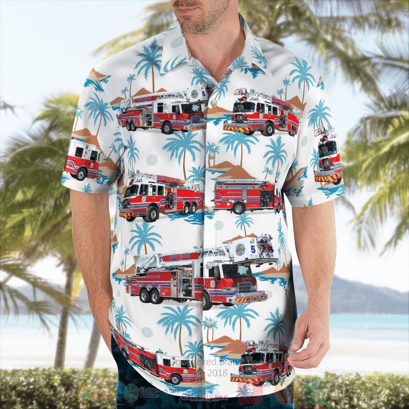 BEST Brighton Fire Rescue, Colorado 3D Aloha Shirt word1