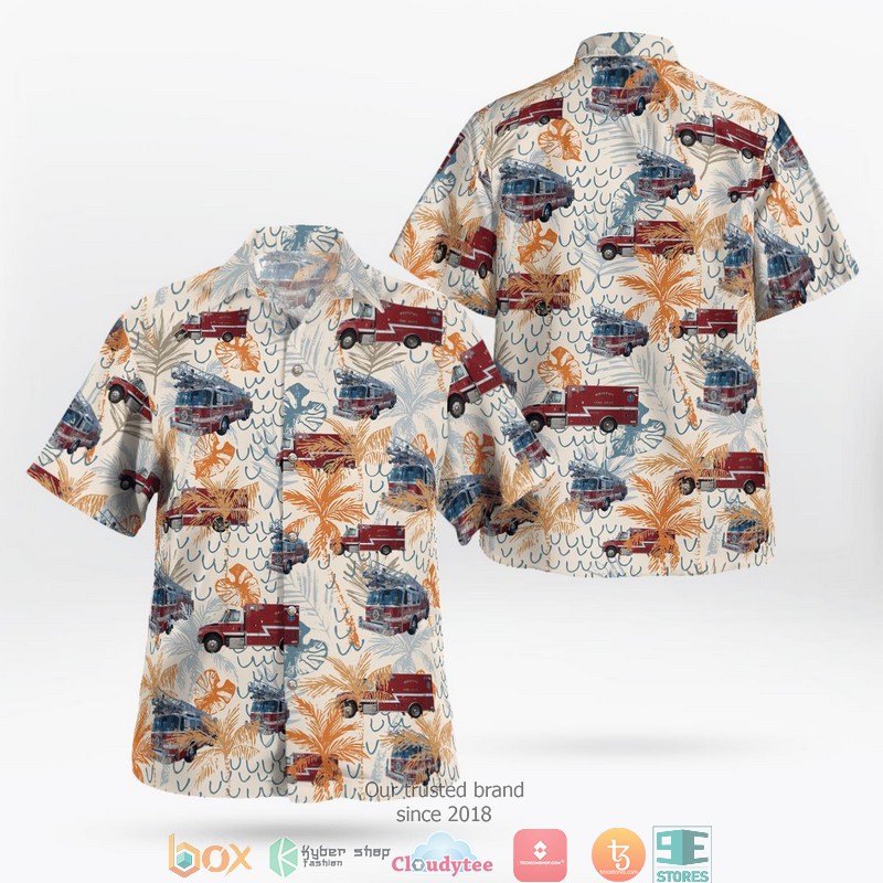 Bristol Fire Department-RI 3D Hawaii Shirt 1 Bristol Fire Department RI 3D Hawaii Shirt