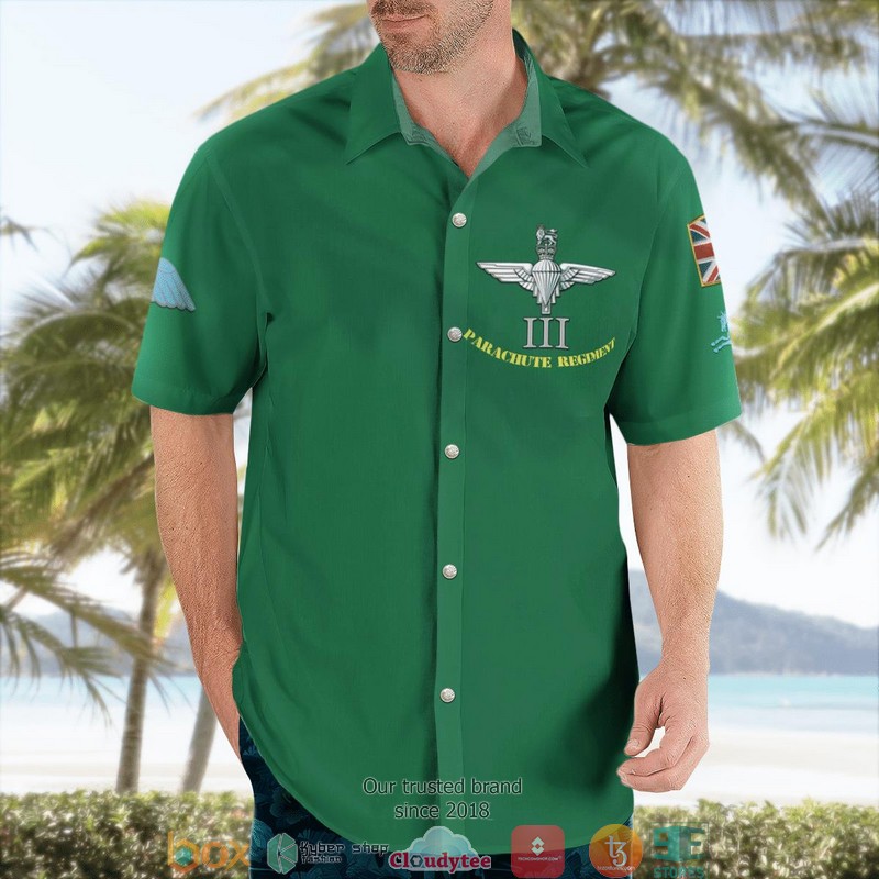 British Army 3 PARA 3rd Battalion Parachute Regiment Hawaiian Shirt 4 British Army 3 PARA 3rd Battalion Parachute Regiment Hawaiian Shirt word2