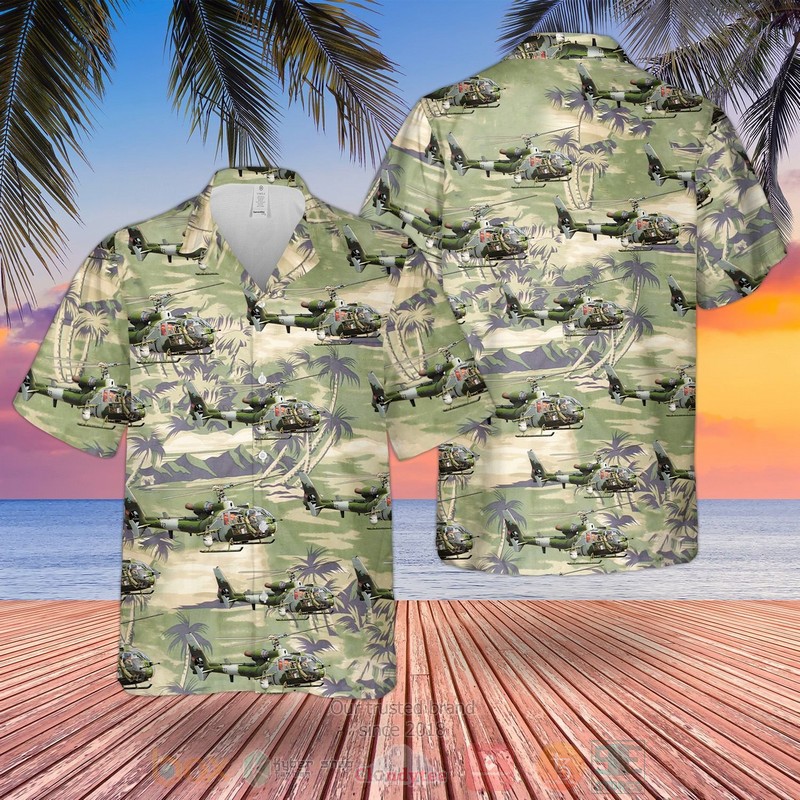 British Army Aerospatiale Hawaiian Shirt