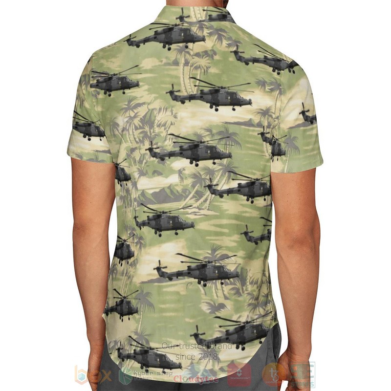 BEST British Army AgustaWestland AW159 Wildcat Mk1 3D Aloha Shirt 3 British Army AgustaWestland AW159 Wildcat Mk1 Hawaiian Shirt 1 2