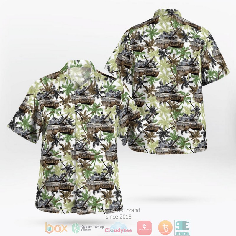 NEW British Army Challenger 2 Main Battle Tank Hawaii Shirt 1 NEW British Army Challenger 2 Main Battle Tank Hawaii Shirt word3