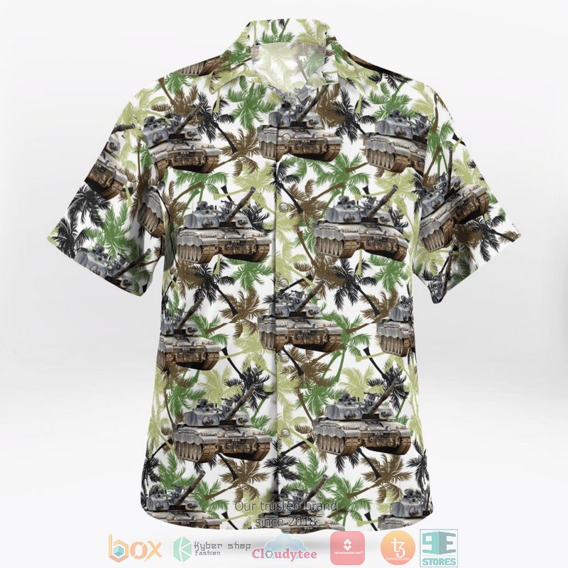 NEW British Army Challenger 2 Main Battle Tank Hawaii Shirt 2 NEW British Army Challenger 2 Main Battle Tank Hawaii Shirt word3