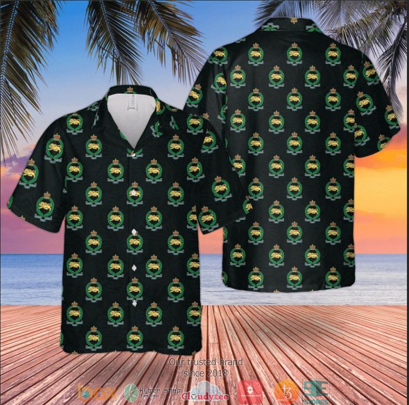 British Army King's Own Royal Border Regiment Limited Hawaiian Shirt word3