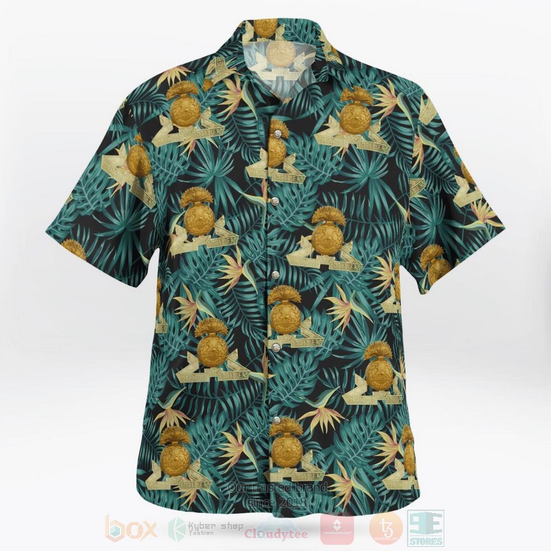 BEST British Army Lancashire Fusiliers 3D Aloha Shirt 3 BEST British Army Lancashire Fusiliers 3D Aloha Shirt word3