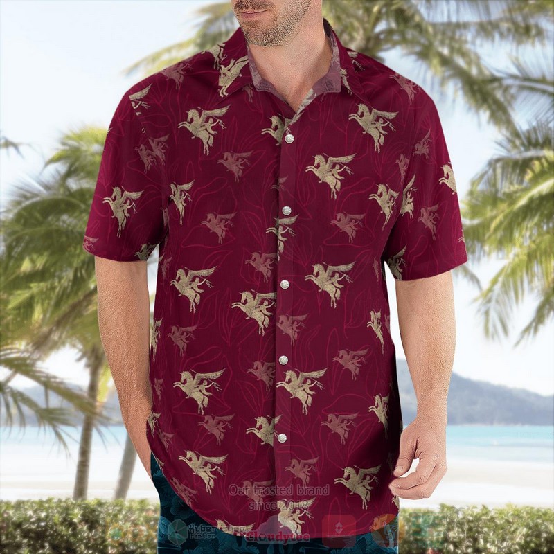 BEST British Army Paras Airborne Forces Pegasus 3D Aloha Shirt word3