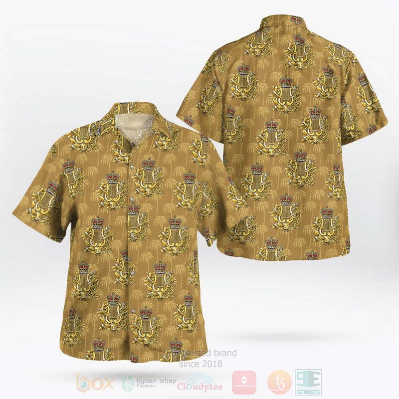BEST British Army, Royal Corps of Army Music RCAM 3D Aloha Shirt 9 BEST British Army, Royal Corps of Army Music RCAM 3D Aloha Shirt word2