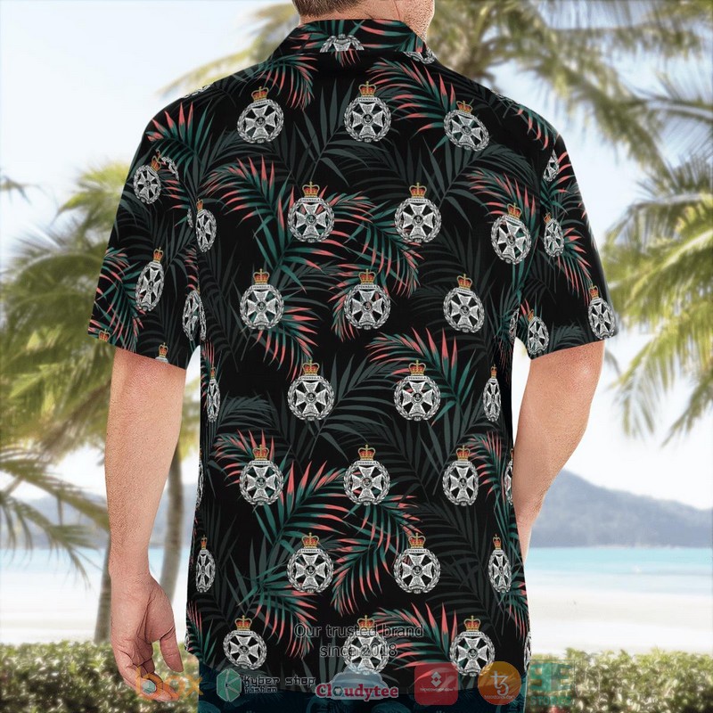 British Army Royal Green Jackets RGJ Hawaiian Shirt 2 British Army Royal Green Jackets RGJ Hawaiian Shirt word2