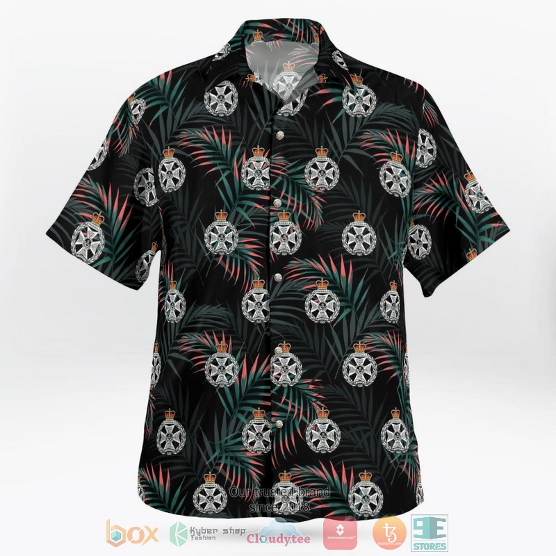 British Army Royal Green Jackets RGJ Hawaiian Shirt 3 British Army Royal Green Jackets RGJ Hawaiian Shirt word2