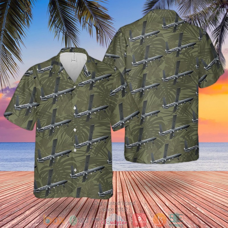 British Army Thales Watchkeeper WK450 Unmanned Aerial Vehicle Hawaiian Shirt Shorts