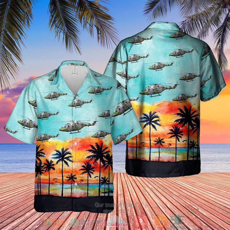 British Army Westland Lynx AH7 Hawaiian Shirt