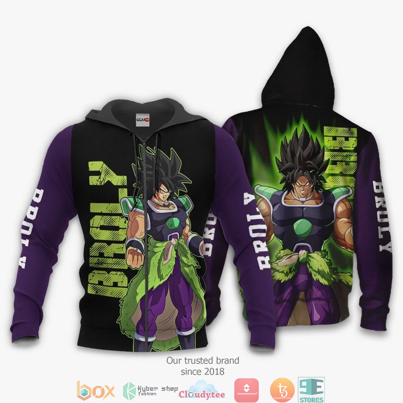 Broly Dragon Ball Anime 3d Hoodie, Bomber jacket 1 Broly Dragon Ball Anime 3d Hoodie Bomber jacket