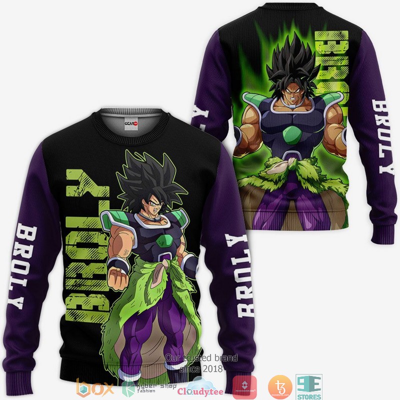 Broly Dragon Ball Anime 3d Hoodie, Bomber jacket 2 Broly Dragon Ball Anime 3d Hoodie Bomber jacket 1