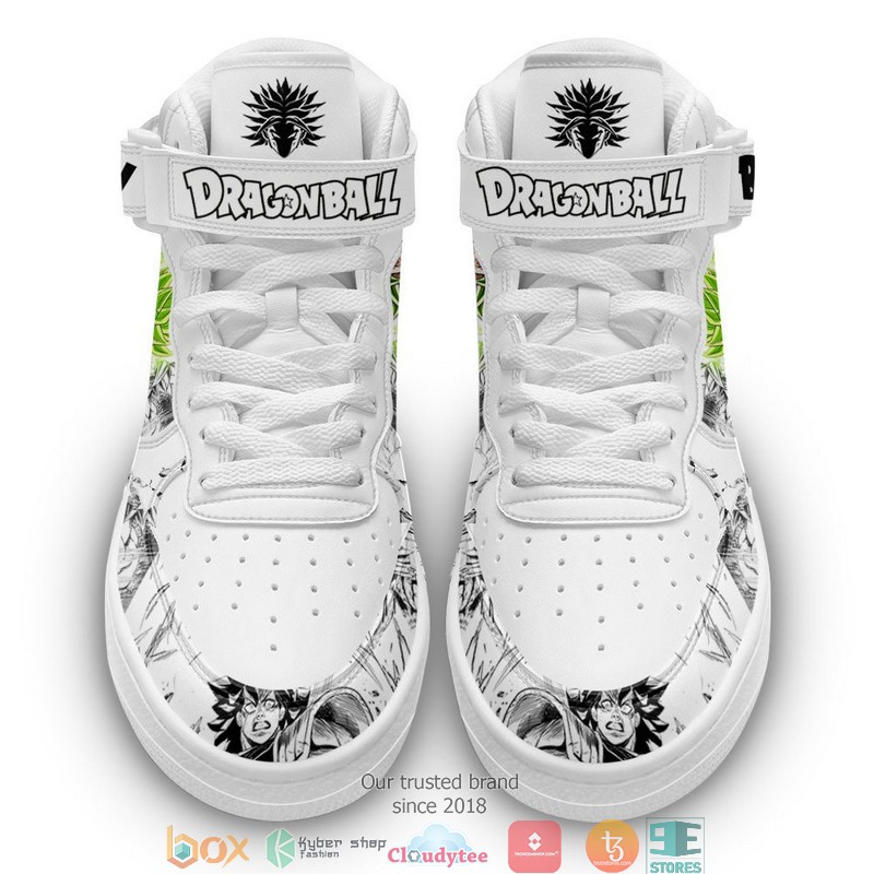 Broly Dragon Ball Anime Mix Manga High Air Force Shoes 1