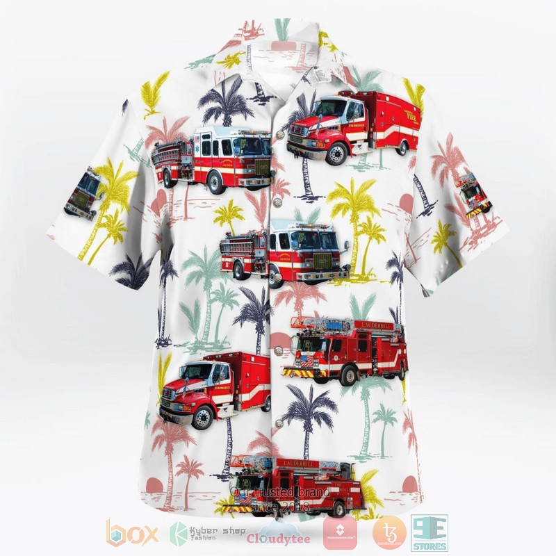 BEST Broward County Florida Lauderhill Fire Department Hawaii Shirt 3 Broward County Florida Lauderhill Fire Department Hawaiian Shirt 1 2